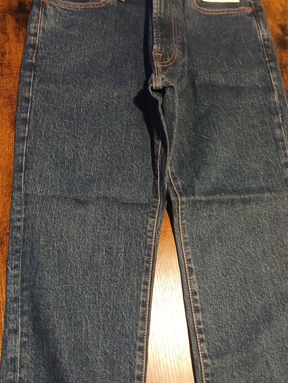 Abercrombie & Fitch Men's Straight Jeans - Dark Blue Denim